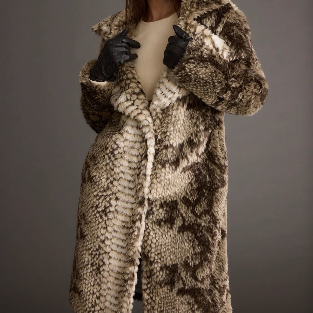 12th Tribe Brown and Cream Teddy Jacket